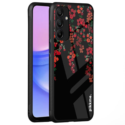 Pikkme Samsung A15 5G Flower mobile back cover
