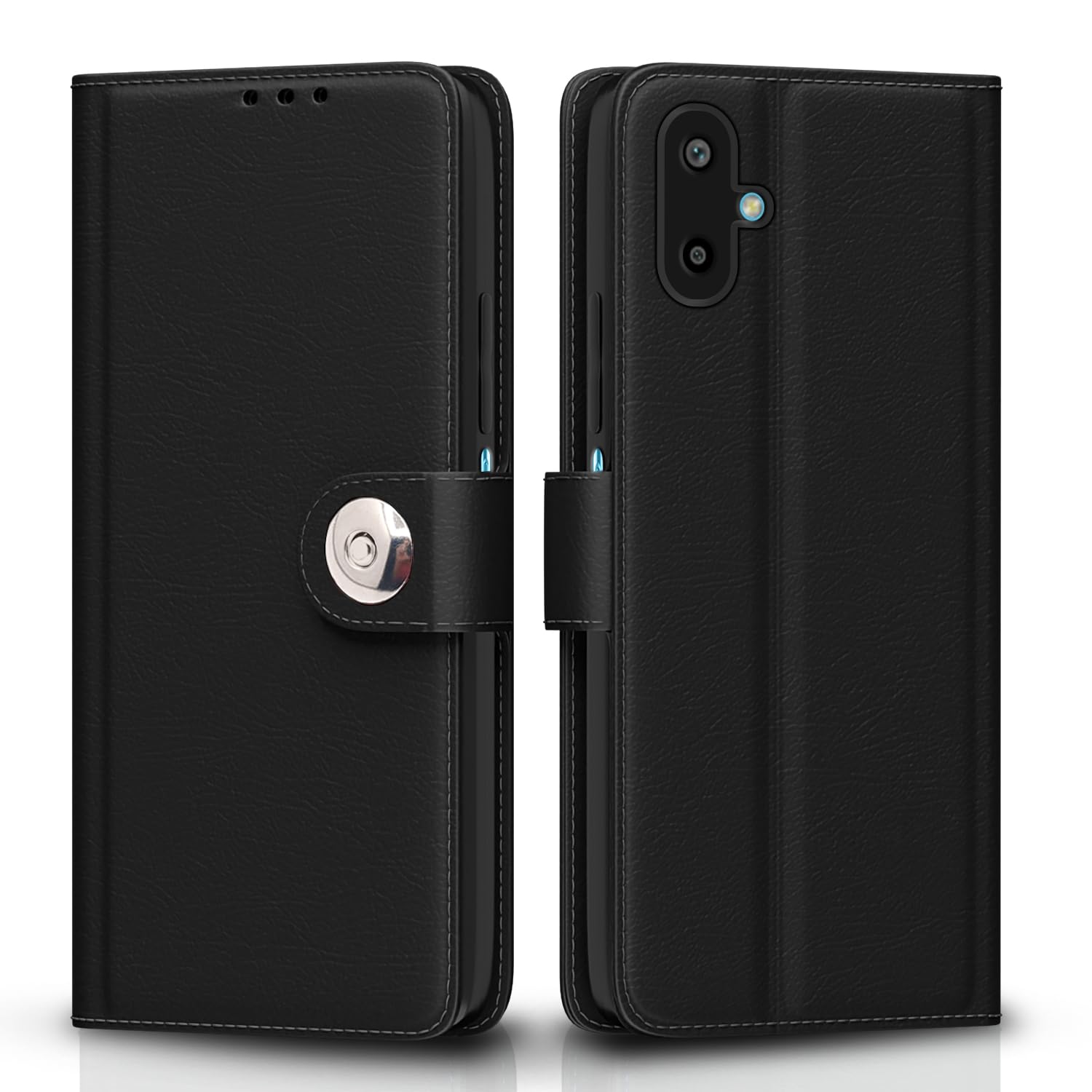 Black wallet flip cover for Samsung F06/M06 5G – Pikkme