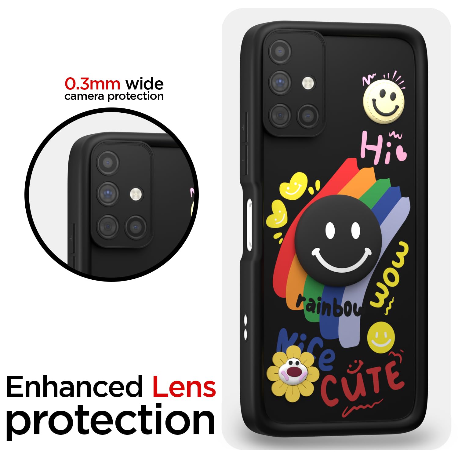 Pikkme black Soft Silicone mobile cover for Samsung M51 – photo 5