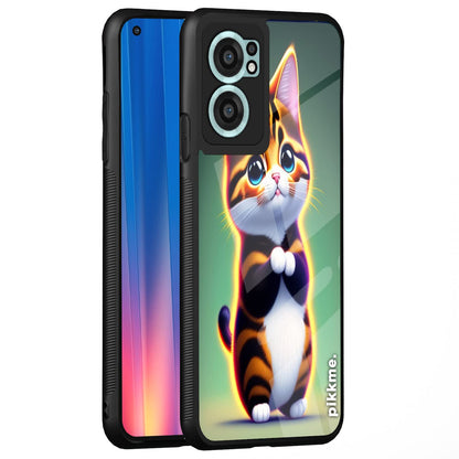 Pikkme Cat mobile cover for OnePlus Nord CE 2 5G