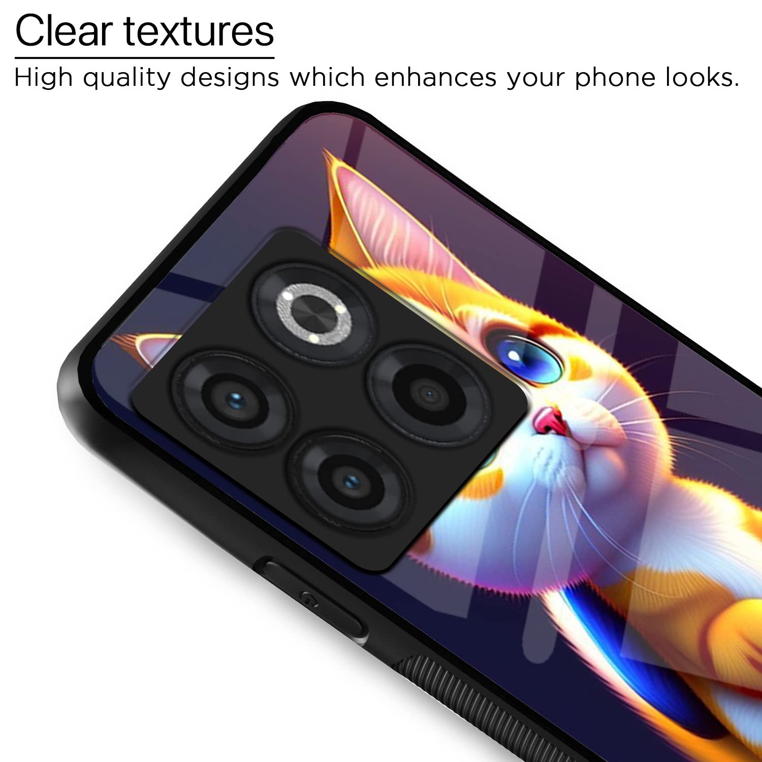 OnePlus 10T 5G Cat phone cover by Pikkme – photo 4