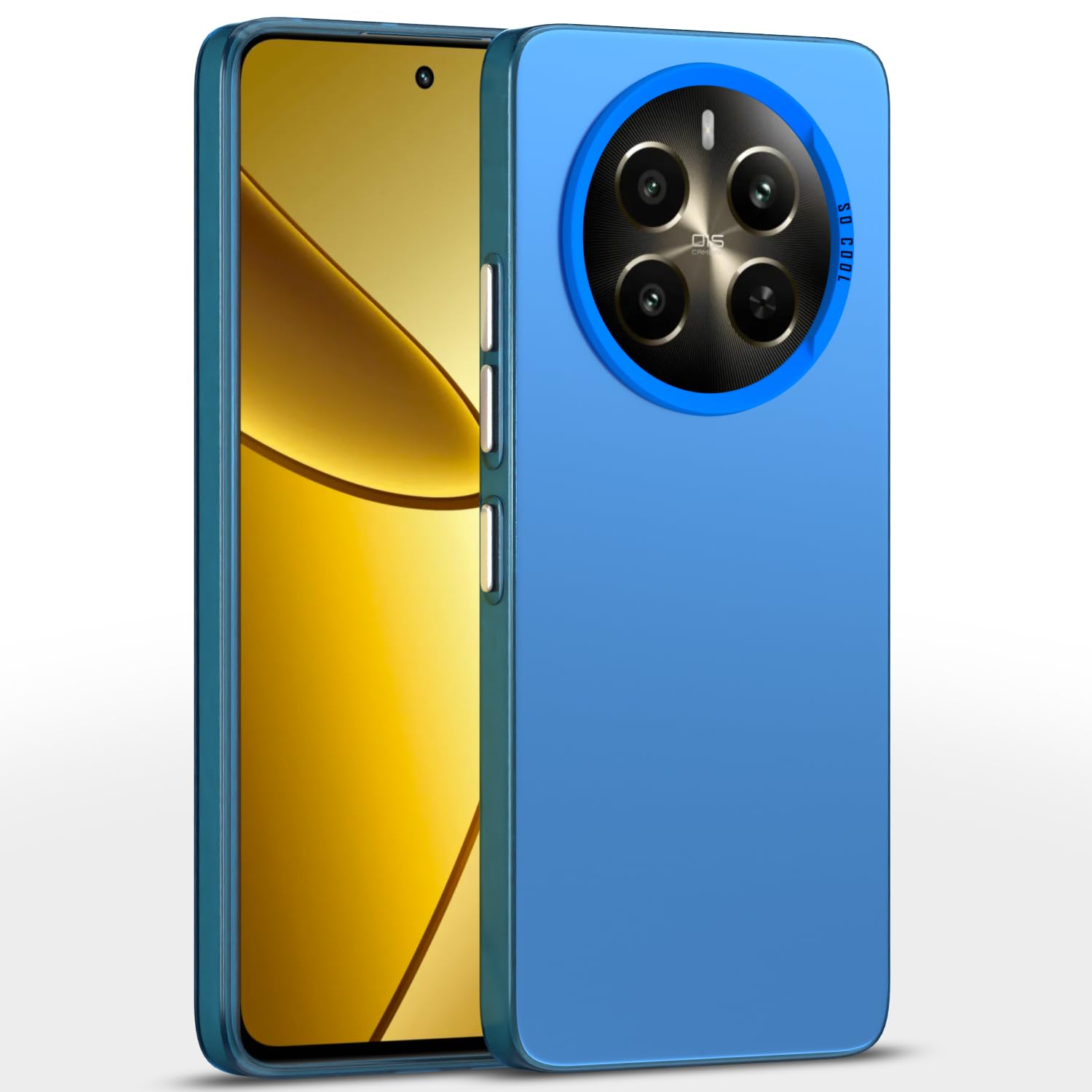 Realme 12 Plus/P1/Narzo 70/70 Pro 5G mobile cover in blue by Pikkme