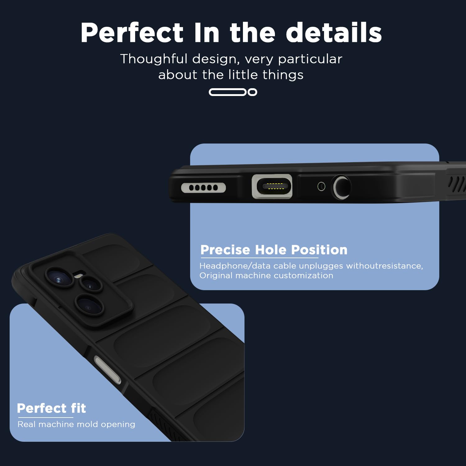 Black Liquid Silicone phone cover for Realme C35 – Pikkme – photo 5