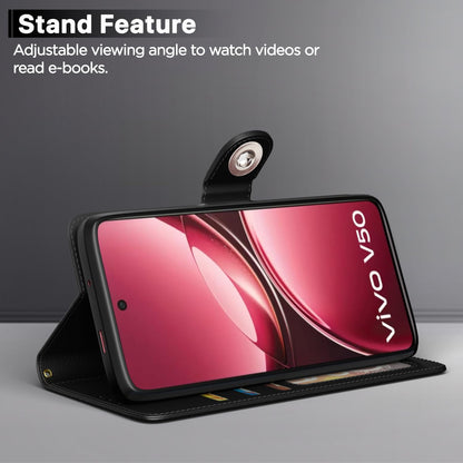 Pikkme iQOO Z10R/Vivo V50/V50e/Vivo T4R 5G Button black flip case – photo 3