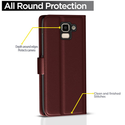 Brown flip case for Samsung J6 2018 – Pikkme – photo 4