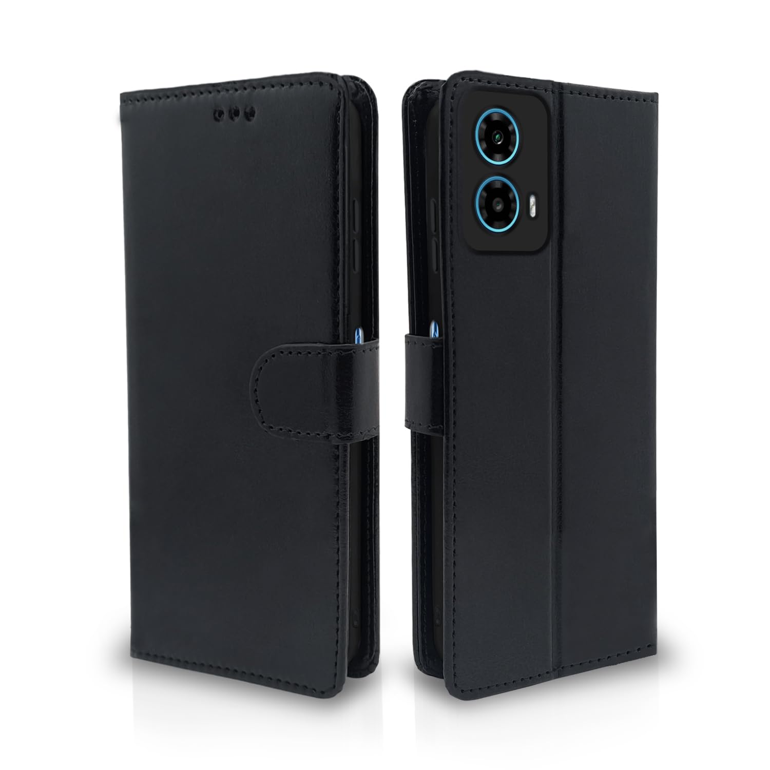 Pikkme Moto G24 Power Wallet black mobile flip cover