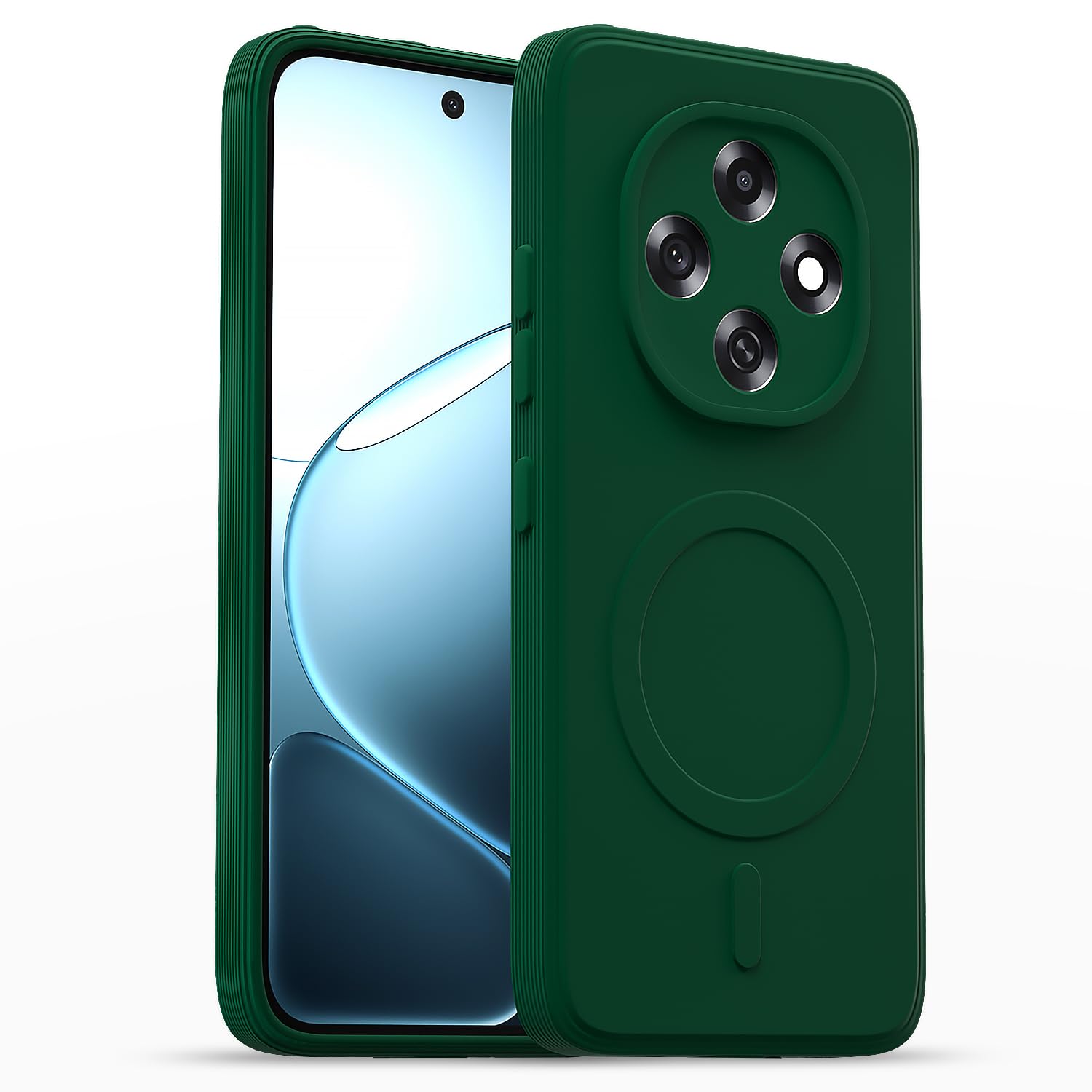 Oppo F31 Pro 5G MagSafe mobile cover in green by Pikkme