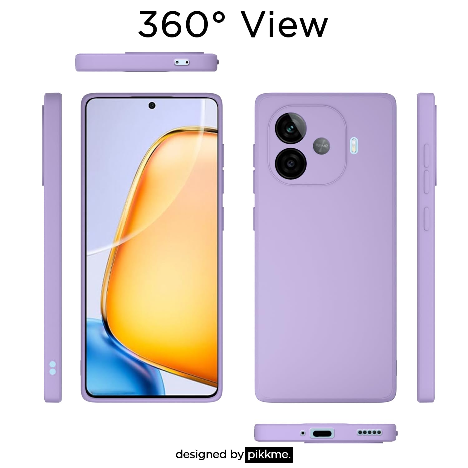 Pikkme iQOO Z9x Turbo/Vivo Y200 GT 5G purple phone cover – photo 3