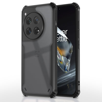 OnePlus 12 5G Clear phone cover in black by Pikkme