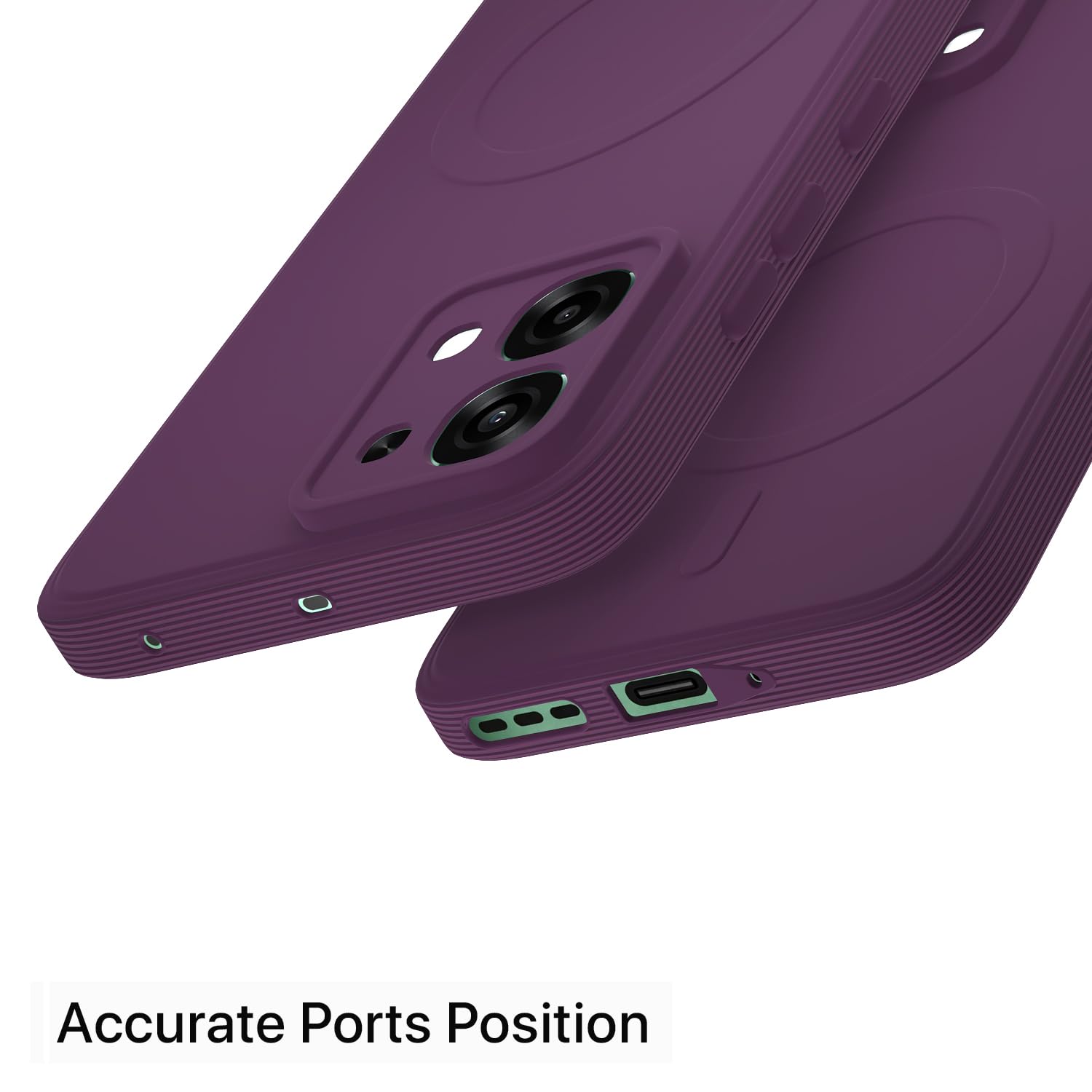 Purple MagSafe mobile cover for Oppo F31/F33 5G – Pikkme – photo 4