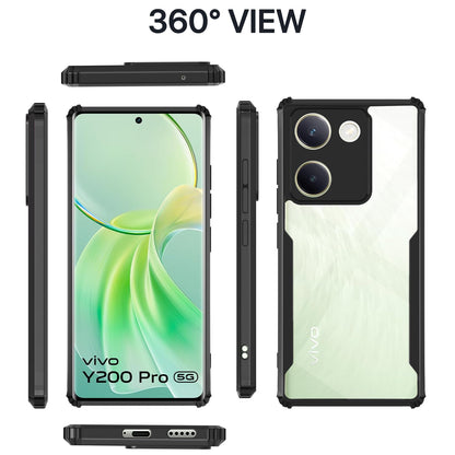 Pikkme black Clear phone cover for Vivo Y200 Pro 5G – photo 2