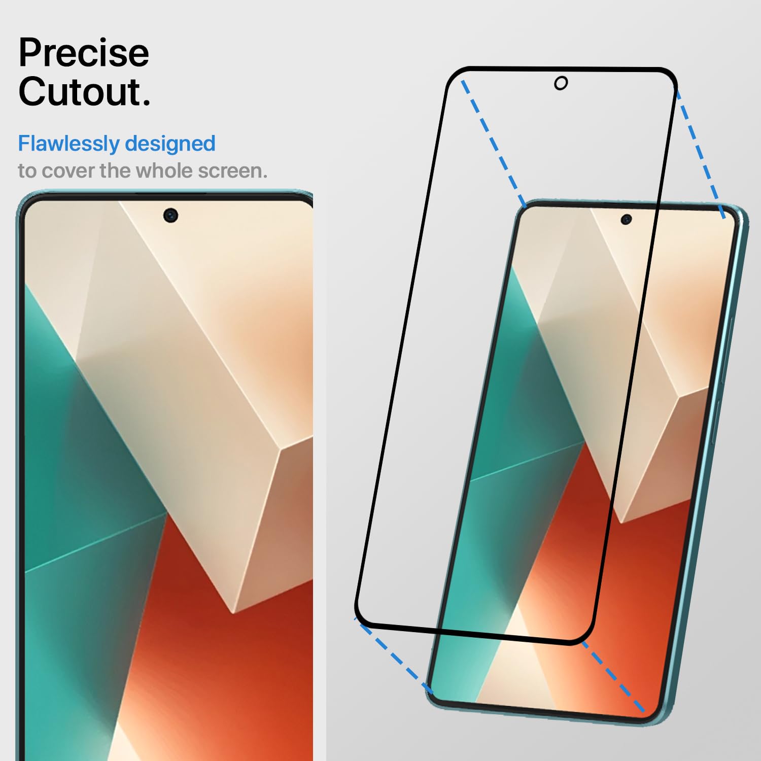 Tempered glass screen guard for Redmi Note 13 5G – Pikkme – photo 2