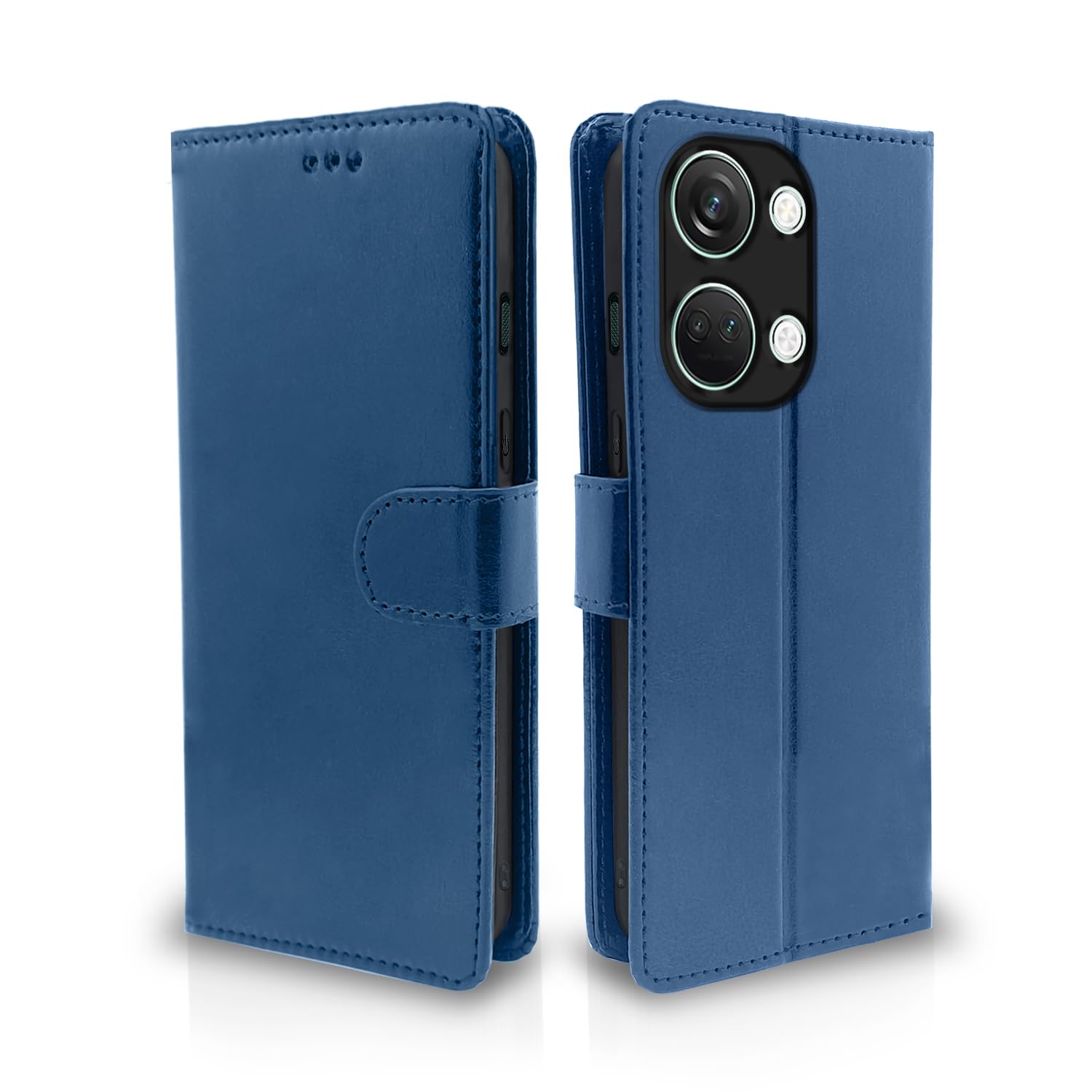 Blue wallet flip cover for OnePlus Nord 3 5G – Pikkme