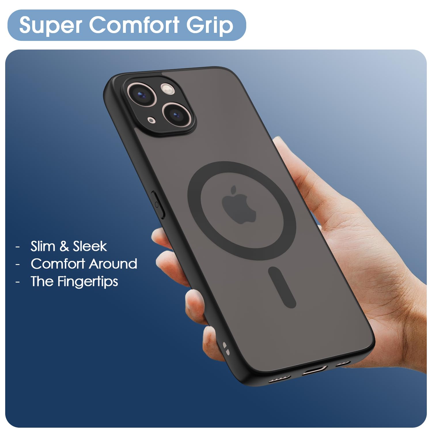 Pikkme iPhone 13 black smoke mag-safe mobile cover – photo 6