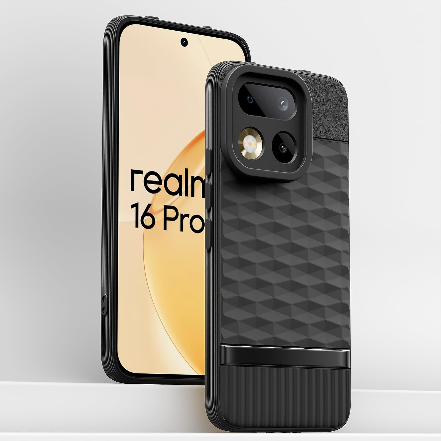 Black mobile back cover for Realme 16 Pro 5G – Pikkme – photo 2