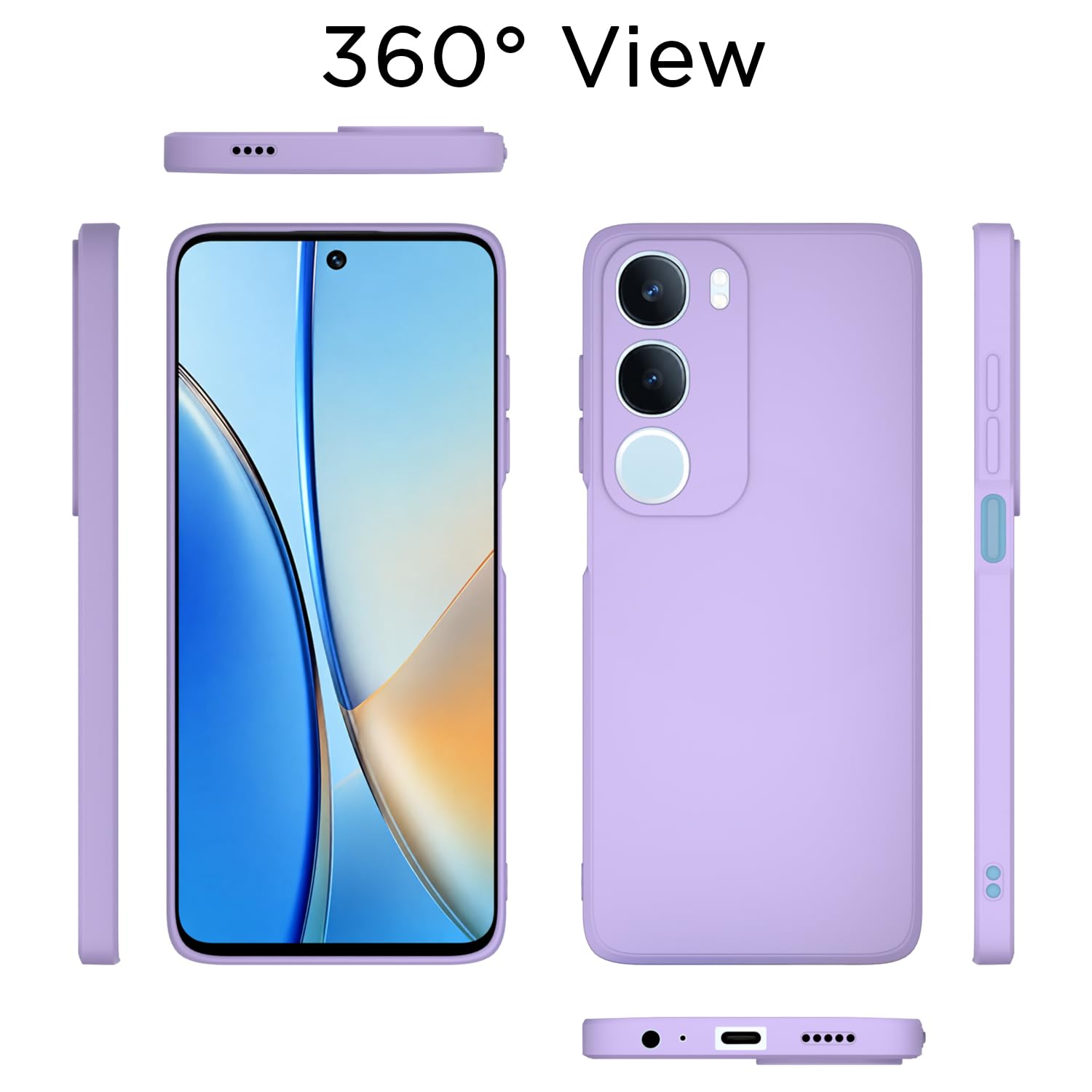 Purple phone cover for Vivo Y19s/Y29 5G – Pikkme – photo 4