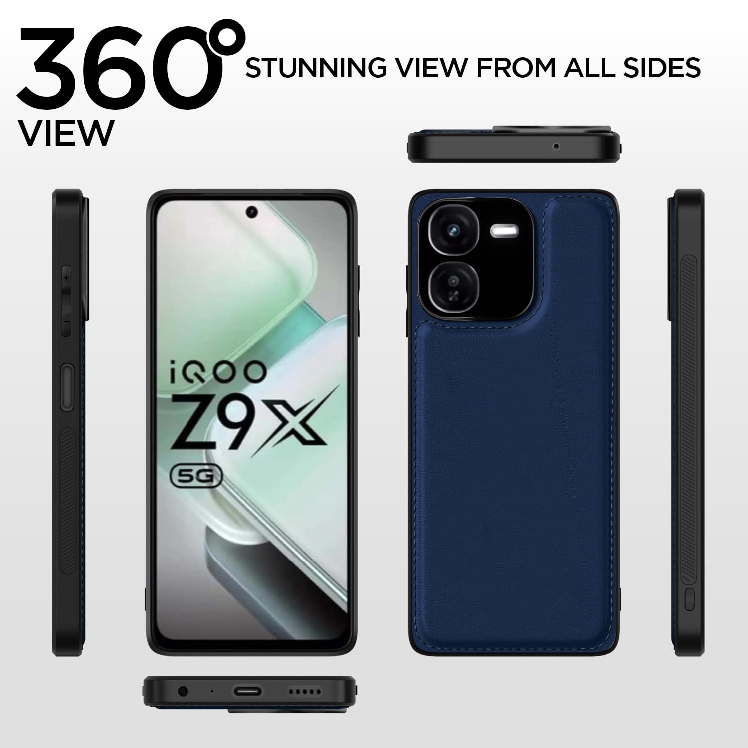 Pikkme blue phone cover for iQOO Z9X 5G – photo 2