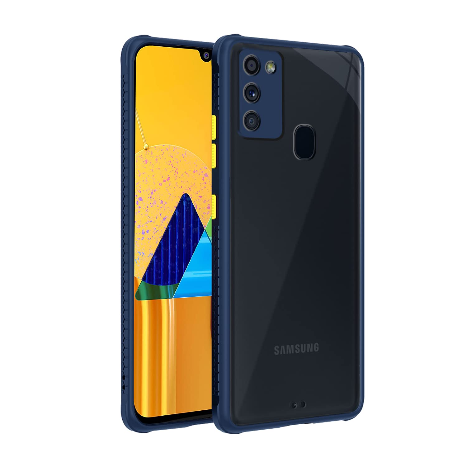 Blue mobile back cover for Samsung M30s/M21/M21 2021 – Pikkme – photo 2