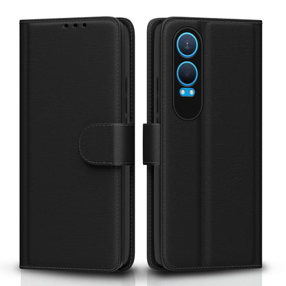 OnePlus Nord CE 4 Lite 5G wallet flip cover in black by Pikkme