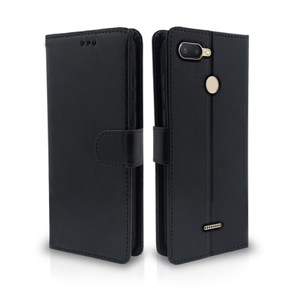 Pikkme Redmi 6 black flip cover