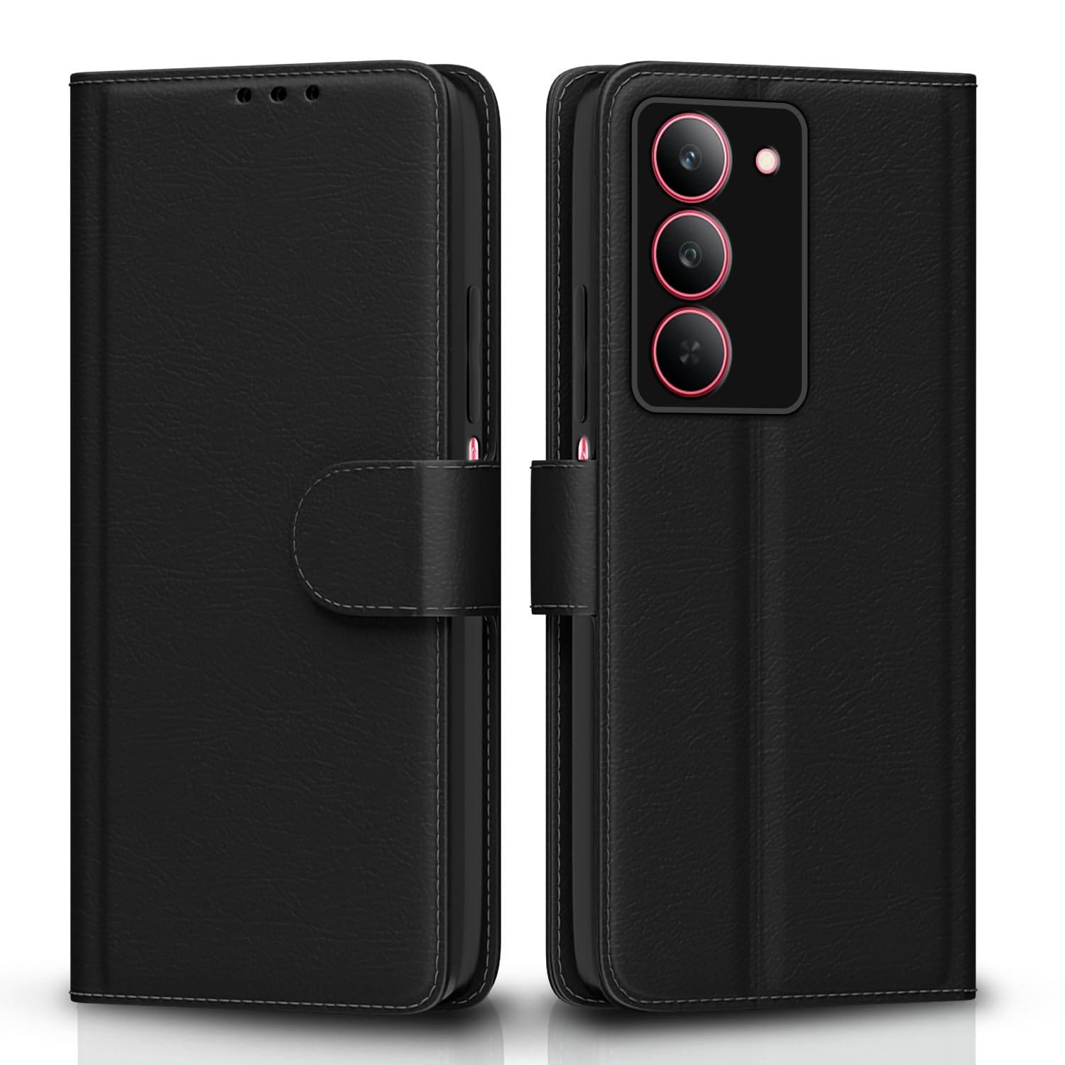 Pikkme Realme Narzo 80x/P3x/14X 5G Wallet black flip case