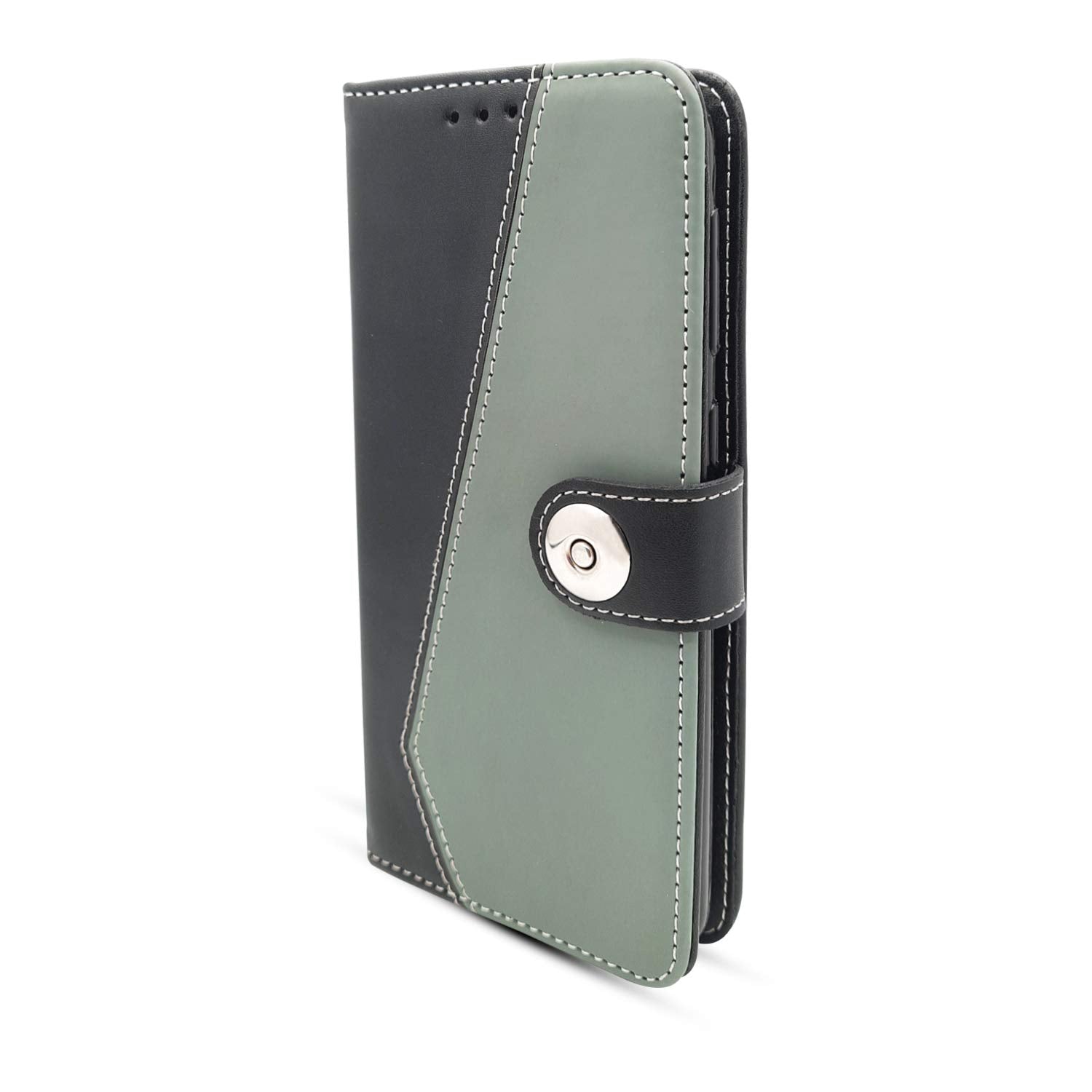 Pikkme Vivo S1 Pro Wallet Style Inbuilt Pockets & Stand | Strong Magnetic Flip Cover  (Grey)