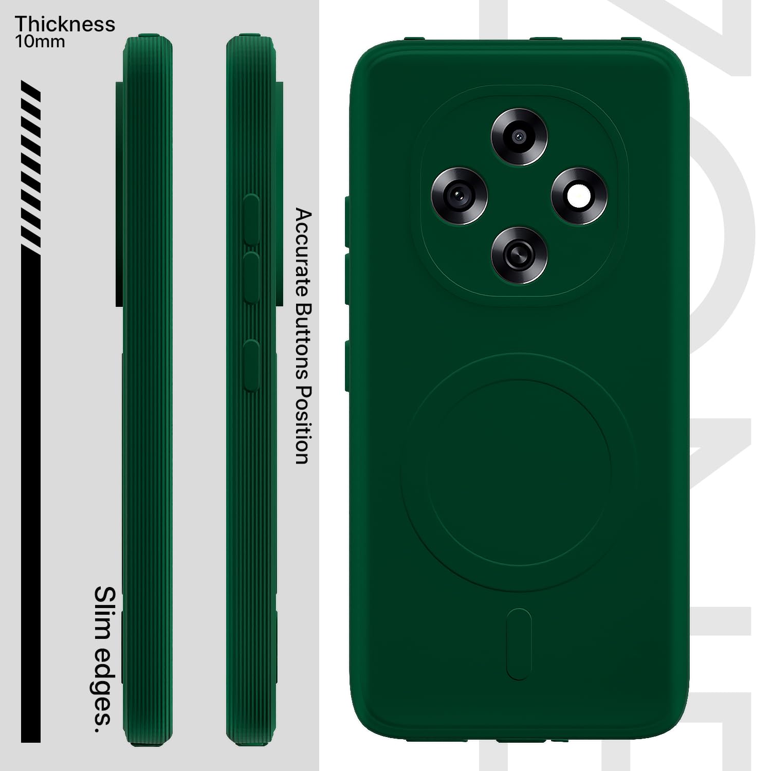 Green phone cover for Oppo F31 Pro 5G – Pikkme – photo 3