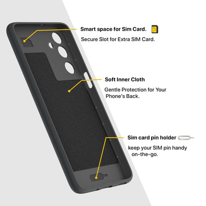 Pikkme Samsung Galaxy M16 5G Gencase Back cover (Grey)
