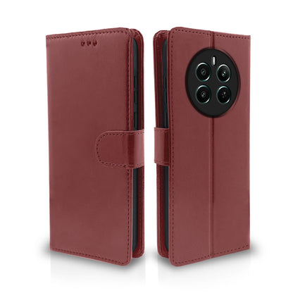 Pikkme brown flip cover for Realme 12 Plus/P1/Narzo 70/70 Pro 5G