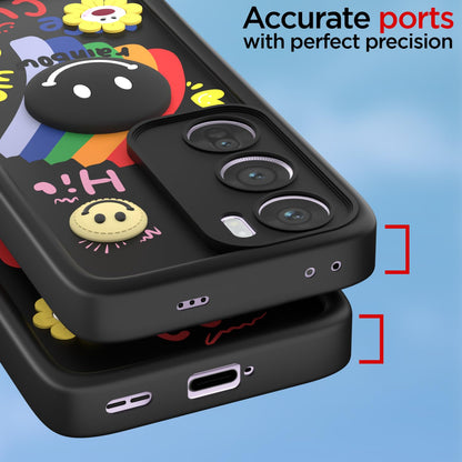 Pikkme black Soft Silicone mobile back cover for Oppo Reno 12 Pro 5G – photo 4