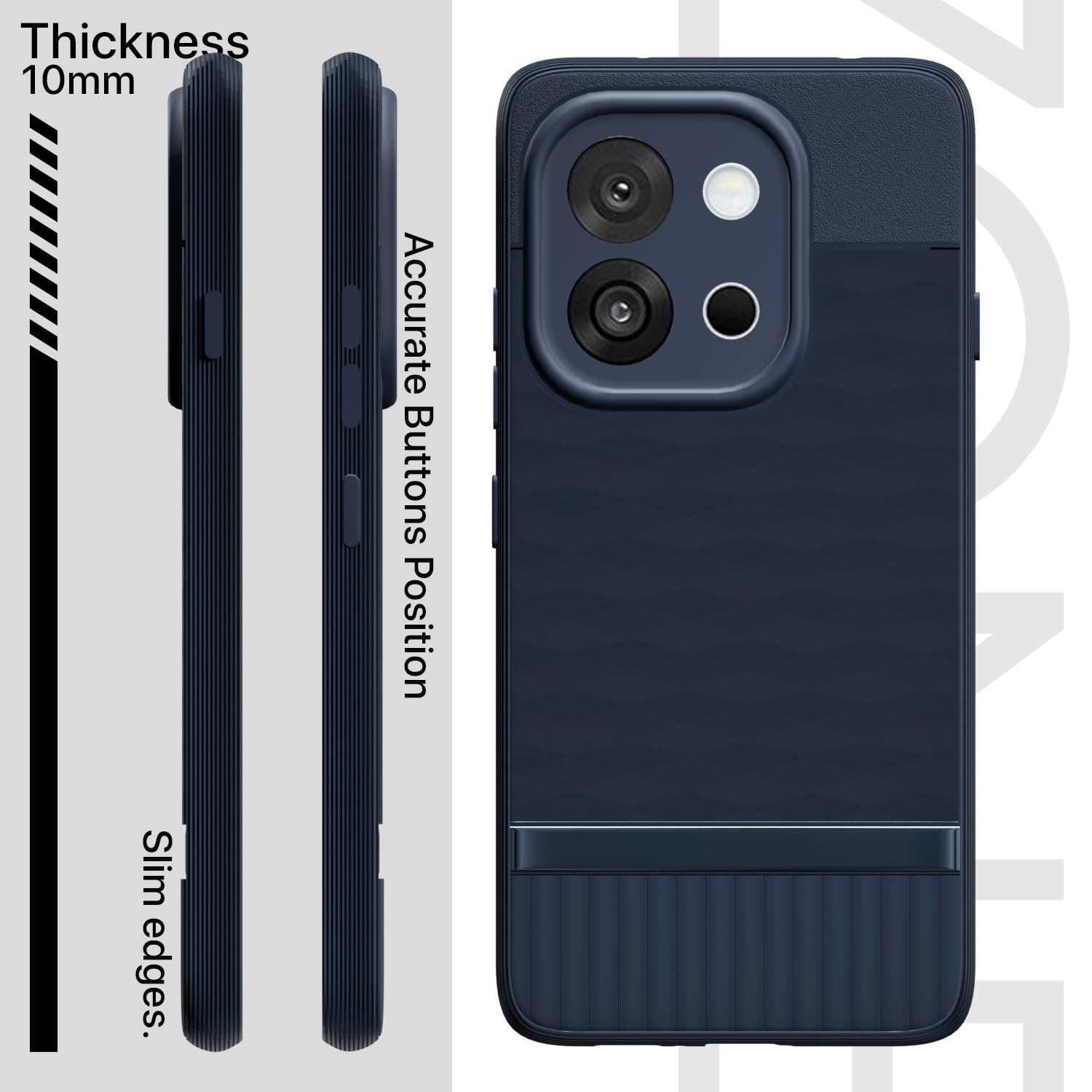 Pikkme OnePlus 13S 5G Gencase Back Cover (Blue)