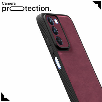 Pikkme Realme P4 Lite 5G Leather purple back cover – photo 5