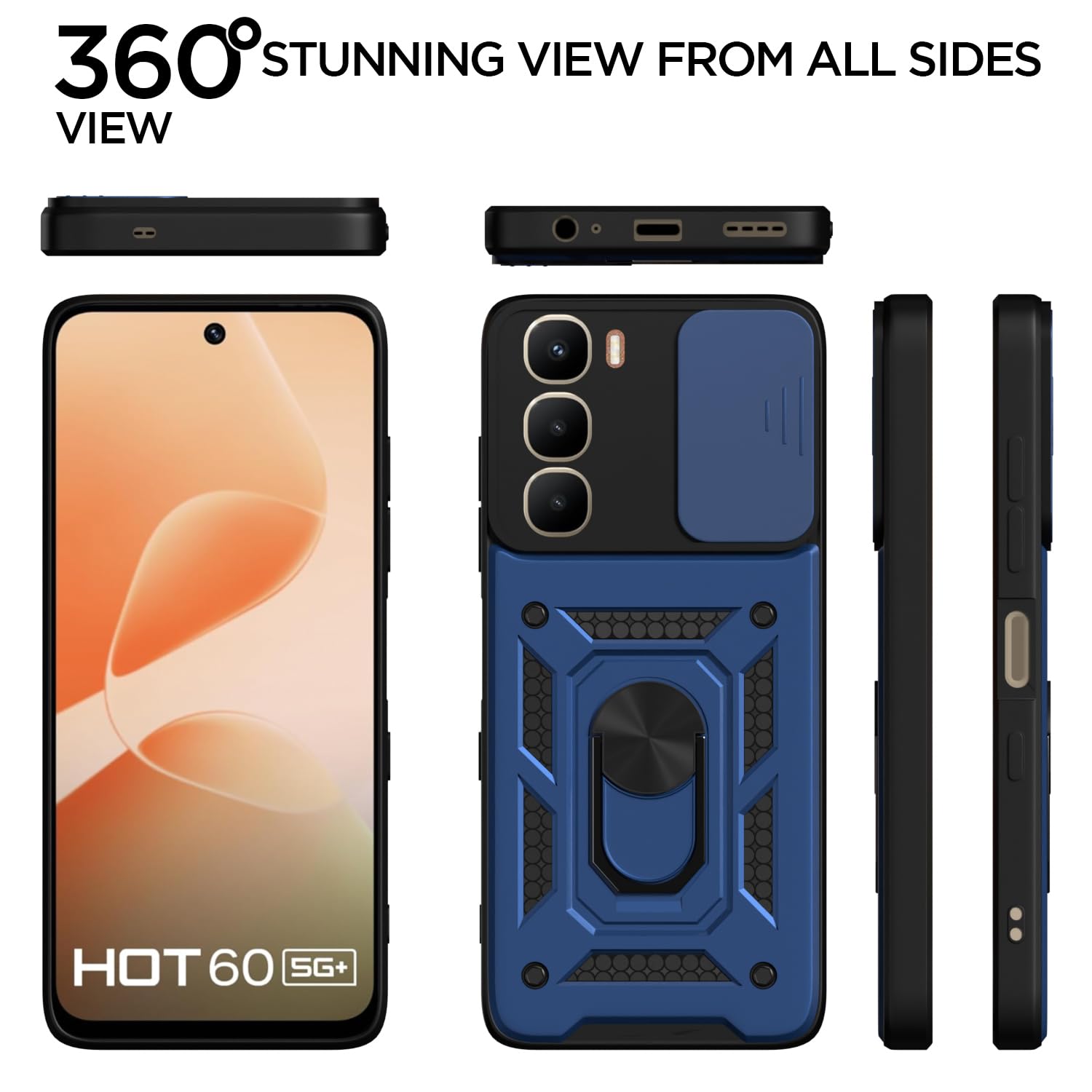 Pikkme Infinix Hot 60 5G/360 blue back cover – photo 5