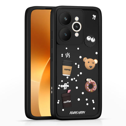 Black phone cover for Realme 15 5G/3D – Pikkme