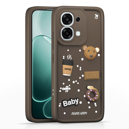 Brown mobile back cover for Oppo F31 5G/F33 5G/3D – Pikkme