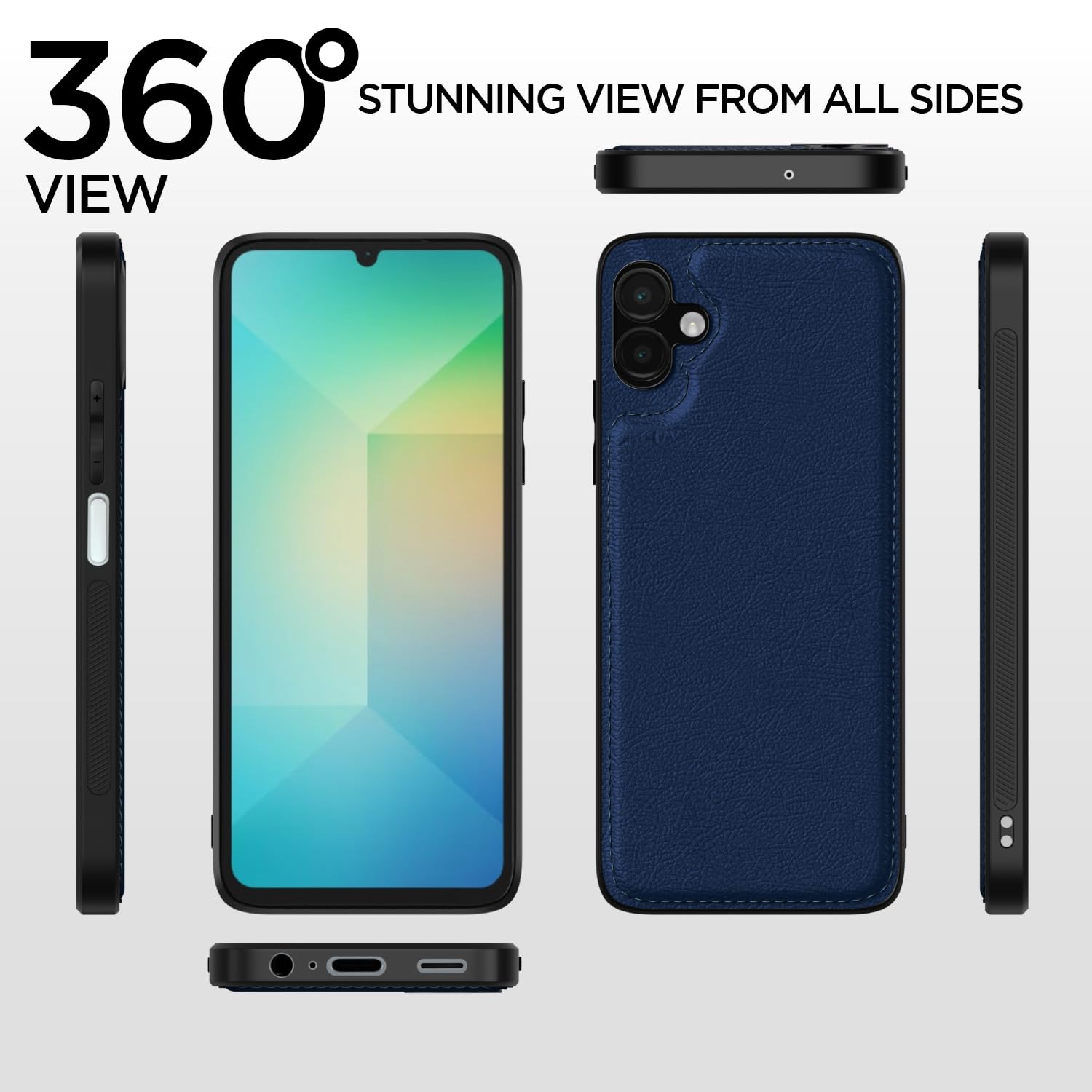 Samsung A06 back cover in blue by Pikkme – photo 2