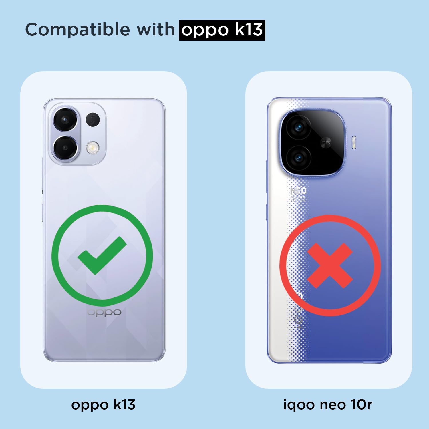 Pikkme transparent mag-safe MagSafe mobile back cover for Oppo K13 5G – photo 4