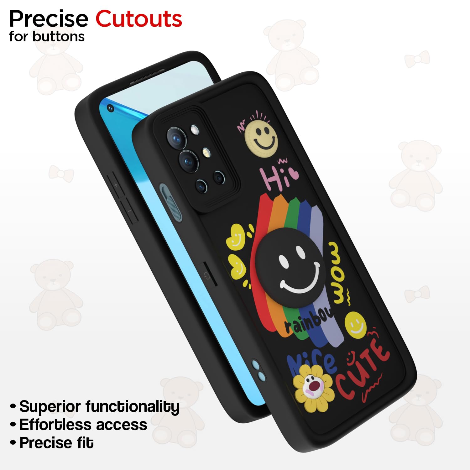 OnePlus 8T/9R 5G Soft Silicone phone cover in black by Pikkme – photo 6