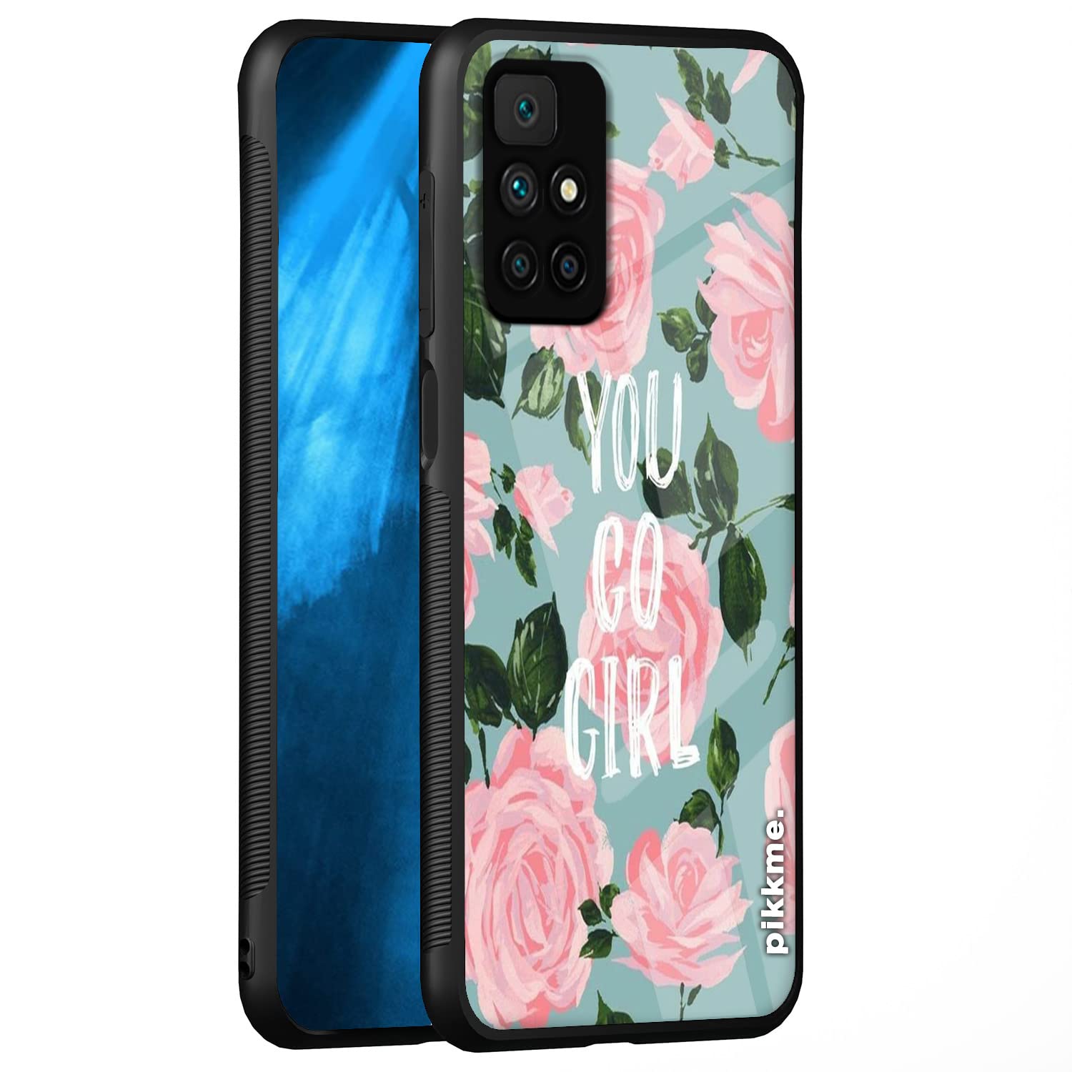 Pikkme Redmi 10 Prime Flower back cover