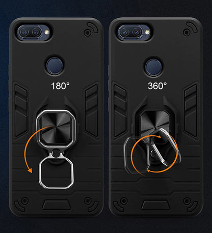 Pikkme black D5 Tough Armor mobile back cover for Oppo A12 – photo 3