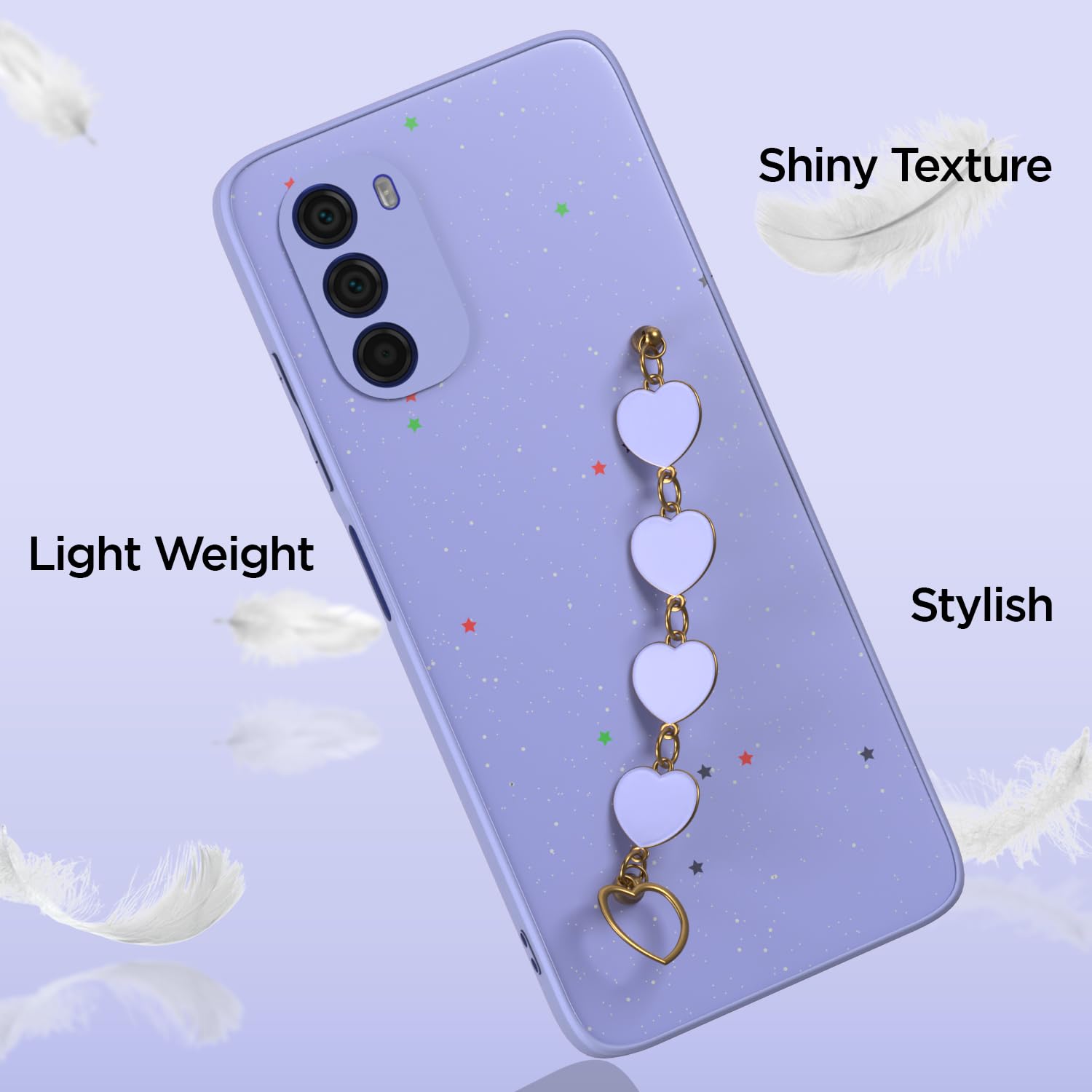 Moto G51 5G Chain mobile cover in purple by Pikkme – photo 4