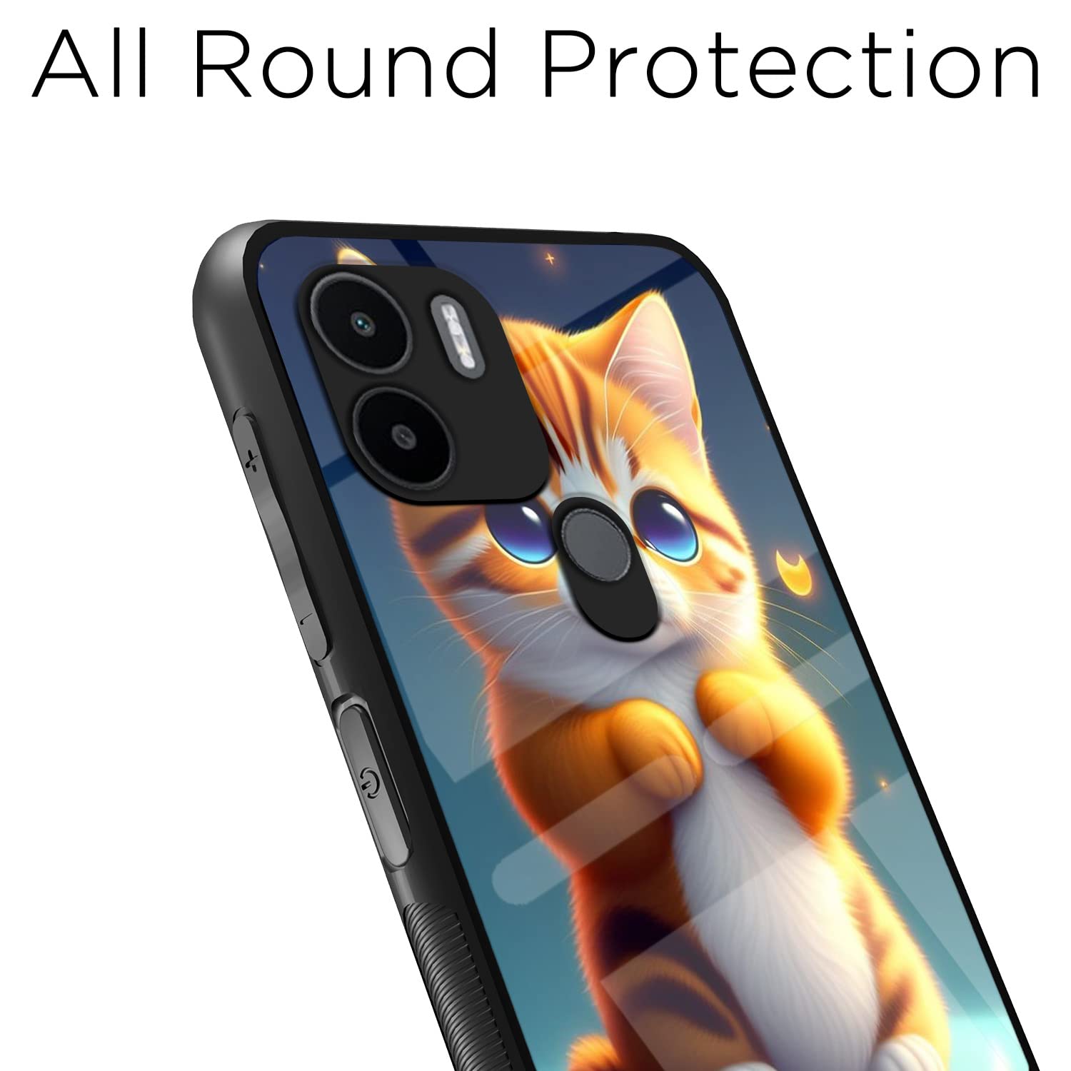 Pikkme Cat mobile back cover for Redmi A1 Plus/A2 Plus/Poco C50 – photo 7