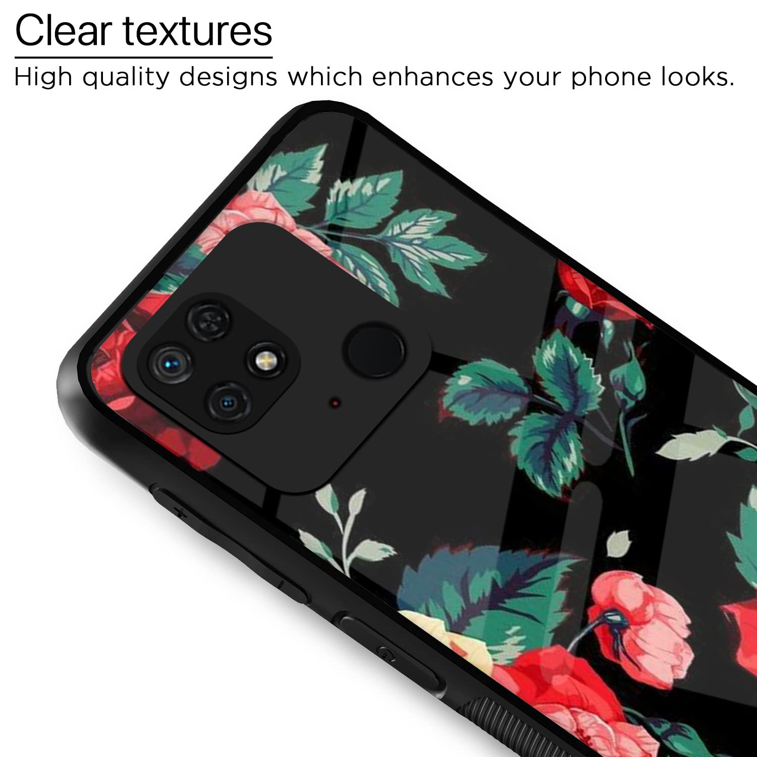 Pikkme Redmi 10/10 Power Flower mobile back cover – photo 4