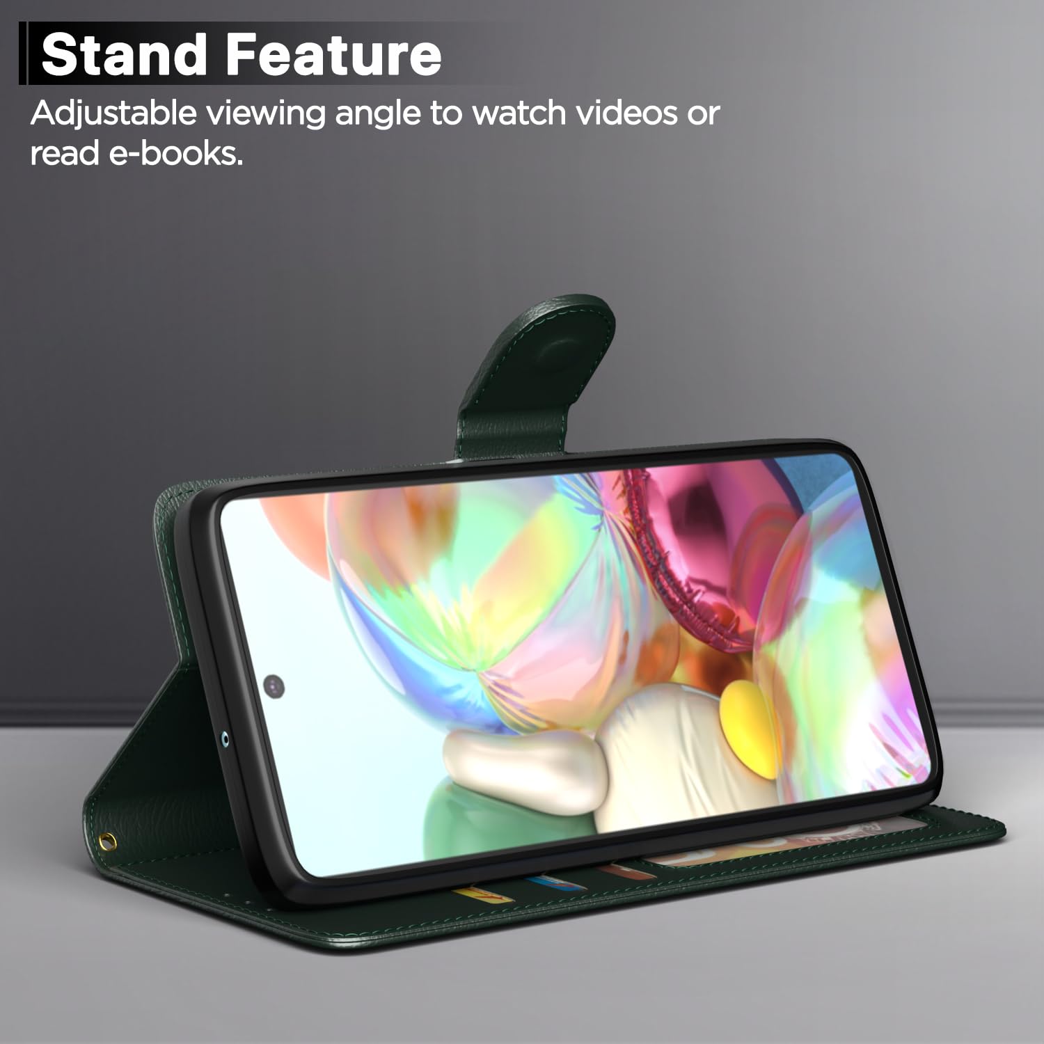 Pikkme green flip case for Samsung A71 – photo 3