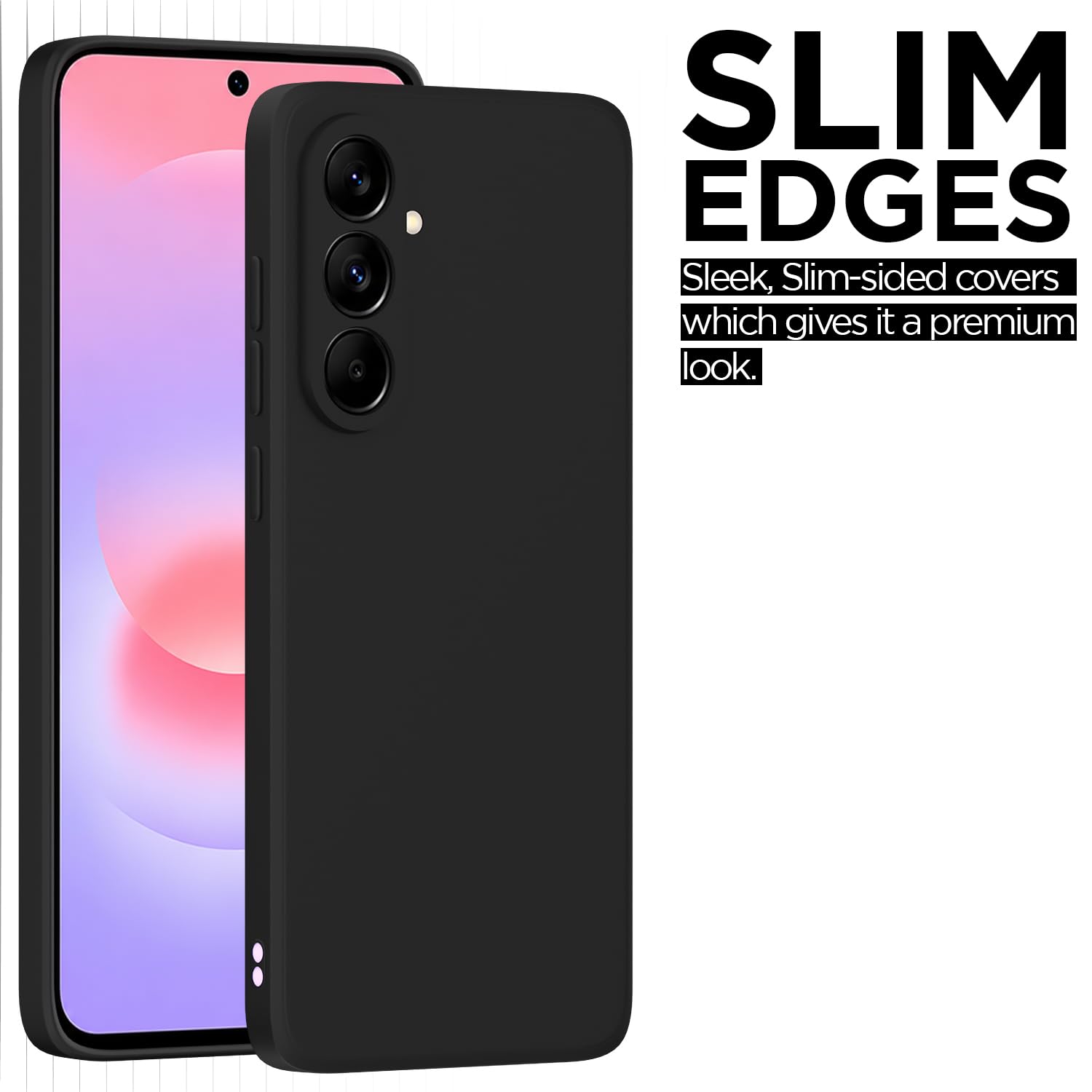Black phone cover for Samsung A37 5G – Pikkme – photo 6