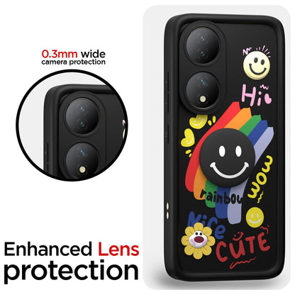 Pikkme black Soft Silicone mobile cover for Vivo Y100 5G – photo 5