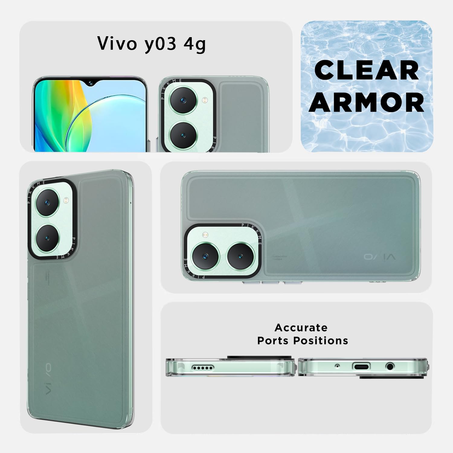 Transparent mobile cover for Vivo Y03 4G – Pikkme – photo 6
