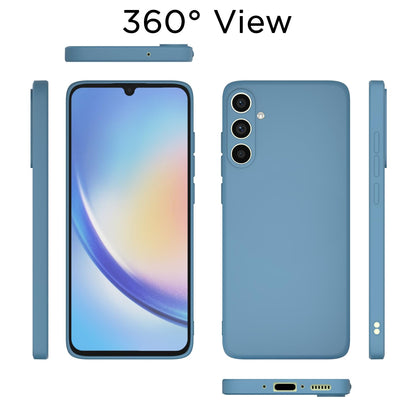 Pikkme Samsung A34 5G aqua blue back cover – photo 4