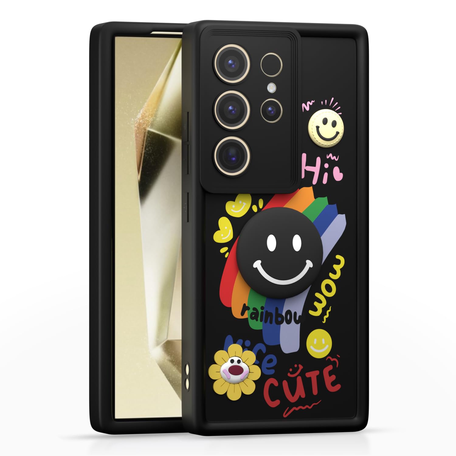 Pikkme Samsung S24 Ultra 5G Soft Silicone black back cover
