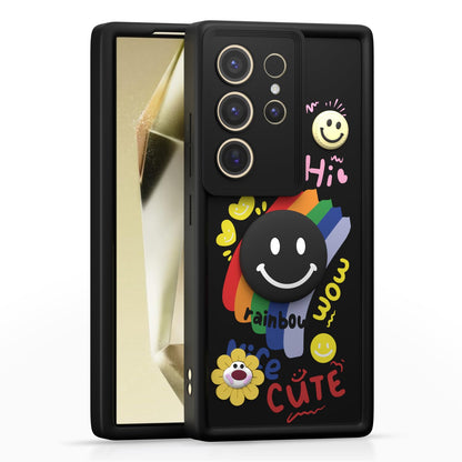 Pikkme Samsung S24 Ultra 5G Soft Silicone black back cover